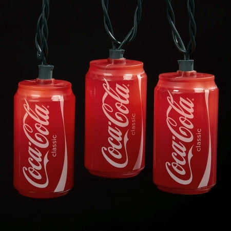 UPC 086131029387 product image for 10 Bulb Coca-Cola Can Novelty Light String | upcitemdb.com