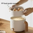 thumbnail image 4 of Personal Ramen Cooker,Electric Pot for Ramen, Portable Multifunctional Non-Stick Electric Pot, Compact Fast-Heating Mini Noodle Cooker for Quick Meals, Dorms, Offices, Travel & Kitchens (C-Gray), 4 of 7
