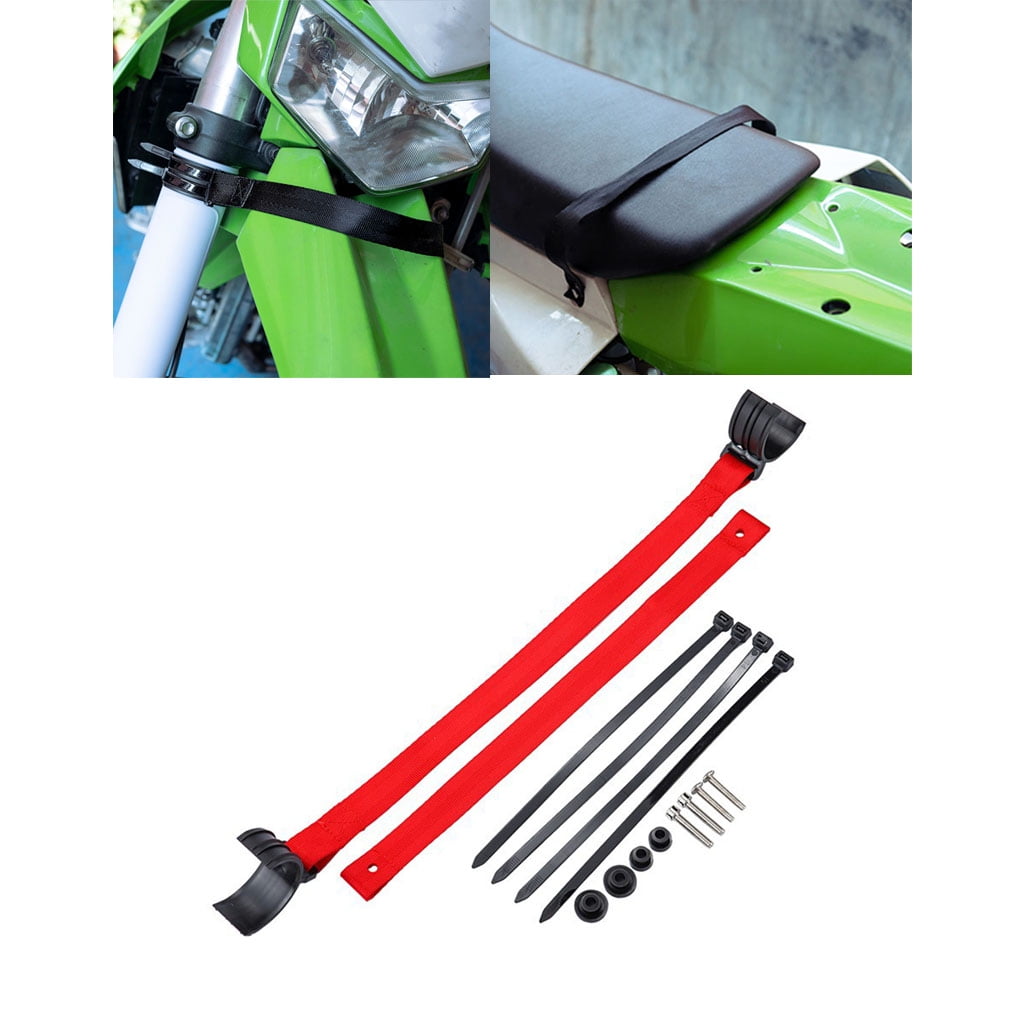 Ziizwfa Motorbike Tie Down Strap Set Motorcycle Tie Down Straps For Trailer Rescue Belt Walmart Com