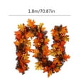 thumbnail image 4 of POINTERTECK 5.9ft LED Maple Leaf Garland String Lights for Fall Harvest Festival Thanksgiving Christmas Vivid Color Garland Decorations Patio Fireplace Garden Indoor Outdoor, 4 of 9