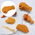 thumbnail image 3 of Clips para el cabello Zulema Set Simulación comida Alitas de Pollo 8.8CM, 3 of 7