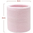 thumbnail image 3 of One Size Of 2Pcs Sweatbands Sports Wristbands for Kids and Women - 3 inch Elastic Athletic Wrist Bands for Tennis, Basketball, Running, Working Out, 3 of 4