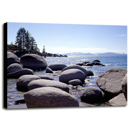 Sand Harbor Beach Lake Tahoe Nevada 88 Monnag103382 Print 8 X10 Sand Harbor Beach Lake Tahoe Nevada 88 Monnag103382 Print 8 X10 25 By Monte Nagler In A Canvas Stretched On 1 5 Bars
