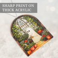 thumbnail image 5 of Halloween Faux Stained Glass Ghost Ornaments Acrylic, Halloween Decor Cute Suncatcher, Cute Ghost Gift for Book Lovers, Gothic Fall Decor for Window, 5 of 15