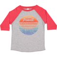thumbnail image 3 of Inktastic Lake Powell Distressed Retro Sunset Boys or Girls Toddler T-Shirt, 3 of 5