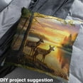 thumbnail image 2 of Castle Fairy Teenagers Safari Deer Fabric by the Yard 1 Yard,Woodland Wildlife Home Decor Fabric by the Yard,Jungle Animal Room Decor Fabric by the Yard,Ultra Soft Home Decor, 2 of 6