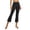 Black, variant on Yoga Capris for Women Flared Elastic High Waisted Capri Bootcut Leggings Stretch Tummy Control Cropped Comfy Lounge Gym Workout Yoga Pants