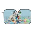 thumbnail image 7 of Fotbe A Funny Little Dalmatian Puppy Car Windshield Sunshade | Sun Visor Protector Front Window Shade, Keeps Out UV Rays, Keeps Your Vehicle Cool-, 7 of 7