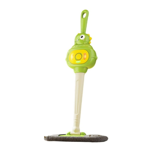 Juego de trapeador con luces y sonidos para niños y niñas. Verde