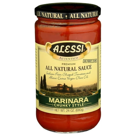 Pack of 6, Alessi Marinara Chunky Style Sauce, 24 oz