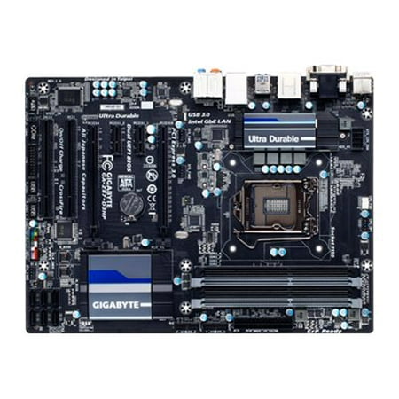 Gigabyte GA-Z87-D3HP - 1.0 - motherboard - ATX - LGA1150 Socket - Z87 Chipset - USB 3.0 - Gigabit LAN - onboard graphics (CPU required) - HD Audio (8-channel)