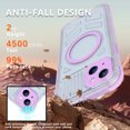 thumbnail image 6 of Ancove for iPhone 15 Plus/i15+ Waterproof Case with Built-in Screen Protector,[Compatible with Mag Safe],[IP68 Underwater Dustproof] Magnetic Shockproof Full Body Protective Case Cover,Purple, 6 of 11