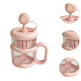 thumbnail image 6 of Baoblaze Cute Water Bottle 500ml Capacity Reusable Adorable Drinking Cup Straw Bottle Pink, 6 of 8