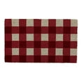 thumbnail image 2 of Design Imports CAMZ11335 18 x 30 in. Red & White Buffalo Check Doormat, 2 of 4