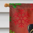 thumbnail image 3 of Carolines Treasures LH9342CHF 28 x 40 Po. Pug Flocons de Neige Rouges et Verts Drapeau de Noël en Toile - Taille Maison, 3 of 4