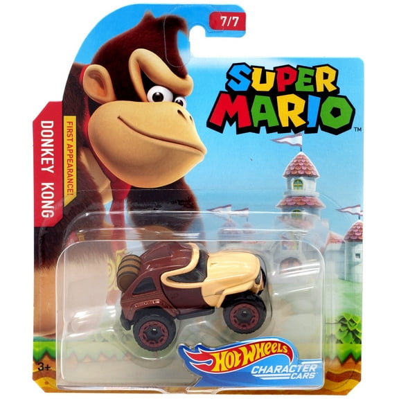 Hot Wheels Character Cars Donkey Kong Diecast Car