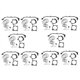 thumbnail image 1 of 10X para Kit de ReparaciÓN del Sello de O-Anillo de Doble Vanos E36 E39 E46 E53 E60 E83 E85 M52Tu M54 M56, 1 of 4