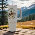 thumbnail image 4 of The Path To My Heart Is Paved In Hoof Prints. Charming Cowgirl Gift, 30oz Tumbler, 4 of 7