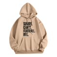 thumbnail image 3 of WEAIXIMIUNG Sweat à Capuche Zippé pour Femmes, Manches Longues, Imprimé Graphique, Léger, Pull de Football, 3 of 4