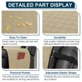 thumbnail image 4 of 100% Waterproof 3 Seater Recliner Sofa Covers, Anti-Slip Recliner Sofa Covers with Pockets, Elastic Straps, Washable Reclining Sofa Protector for Kids, Pets, Dogs, Khaki, 4 of 8