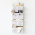 thumbnail image 6 of 3 Sprouts Over-the-Door Nursery Organizer, Beige Gingham, 6 of 11