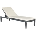 thumbnail image 2 of Safavieh Azusa Outdoor Contemporary Patio Sunlounger with Cushion, 2 of 6
