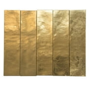 Bravura 2.5 x 10 in. Matte Golden Ochre Ceramic Subway Wall Tile (5.06 sq ft/case) - 30 Pack
