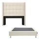 thumbnail image 1 of Box Base Cama Queen Size DICASA Cabecera Titan Beige Claro, 1 of 7