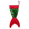 thumbnail image 2 of Medias Cola De Pescado Bolsas De Regalo De Lentejuelas Soportes Adornos De Navidad segundo Sunnimix Soporte para dulces de medias de Navidad, 2 of 8