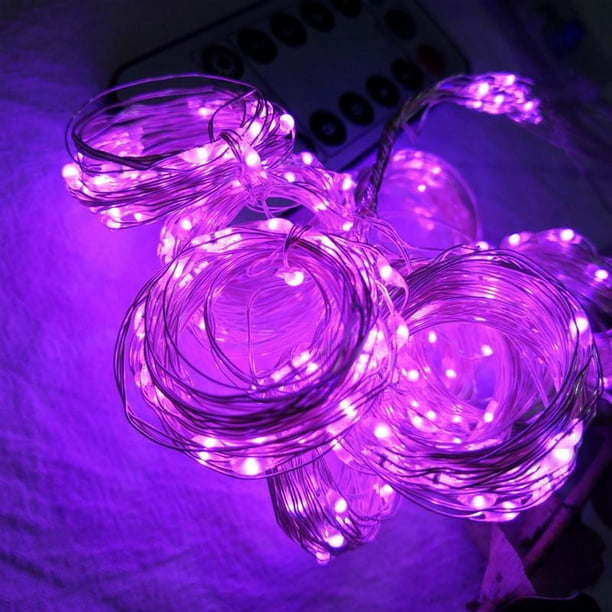 Navidad 3x3m 300 LED Cortina de Ventana USB Luces de Cadena de Hadas Seguridad Y Flexibilidad para Bricolaje Púrpura Colco Cortina de luces de hadas