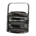 thumbnail image 1 of Lipstore Bamboo Storage Box Double Layers Rustic Lidded Tea Organizer for Party Daily L, 1 of 8