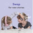 thumbnail image 4 of Disney StoryPhones Storytelling Foldable Bluetooth Kids Headphones, Intro Bundle with Mickey Mouse Story Disk Rose Pink, 4 of 8