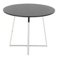 thumbnail image 6 of LumiSource Chrome Metal, Black MDF Canary Cosmo Dining Table, 6 of 6