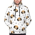 thumbnail image 4 of Hoodies for Men - Dog Puppy Paw Long Sleeve Comfrt Men'S Fashion Hoodies & Sweatshirts, Sweatshirts for Men Hoodies Pullover Clothing Clothes with Pouch, 4 of 7