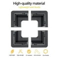 thumbnail image 2 of 12Pcs RV Solar Panel Mounting Brackets Black Drill-Free Corner Bracket Support for RV Boat Caravans, 2 of 10