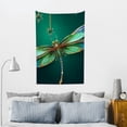 thumbnail image 5 of Creowell Dragonfly Jewelry Illustration Wall Hanging Tapestry 100% Polyester 40*60in, 5 of 6