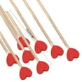 thumbnail image 2 of HGYCPP 100Pcs Disposable Wooden Heart Stir Bar Long Handle Coffee Mixing Stirring Stick, 2 of 18