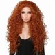 thumbnail image 1 of wonima44 Linfairy Long Curly Orange Wig Costume Halloween Cosplay Wig, 1 of 1