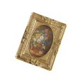 thumbnail image 1 of Photo Frame Display Holder Ornate Embossed Picture Frame Picture Art Wall Hanging Display for Hallway Home, 1 of 9