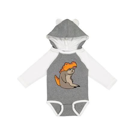 

Inktastic Halloween Sloth Dinosaur Gift Baby Boy or Baby Girl Long Sleeve Bodysuit