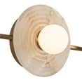 thumbnail image 4 of Kuzco Lighting Wv346322 Dahlia 3 Light 6" Wide Led Vanity Light - Urban Bronze / Alabaster, 4 of 6