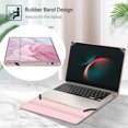 thumbnail image 4 of Fintie Sleeve Case for 14 Inch Samsung Galaxy Book3 Pro 14 NP940XFG - Premium PU Leather Protective Portfolio Book Cover, Dreamy Marble, 4 of 7