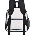 thumbnail image 5 of Mini mochila transparente aprobada por el estadio, mochila transparente a prueba de agua compatible con eventos deportivos y de trabajo Afortunado Sencillez, 5 of 5