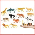 thumbnail image 3 of kurtrusly 12 Pieces Lifelike Assorted Animal Figures Sculpture for Cake Topper Garden, 3 of 9