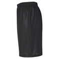 thumbnail image 3 of C2 Sport Men’s Mesh Basketball Shorts, 7-Inch, Breathable Polyester, Draw Cord, Black, L, 3 of 5