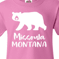 thumbnail image 4 of Inktastic Missoula, Montana White Bear Silhouette Youth T-Shirt, 4 of 5