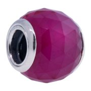 PANDORA Geometric Facets Charm - Synthetic Ruby - 791722SRU