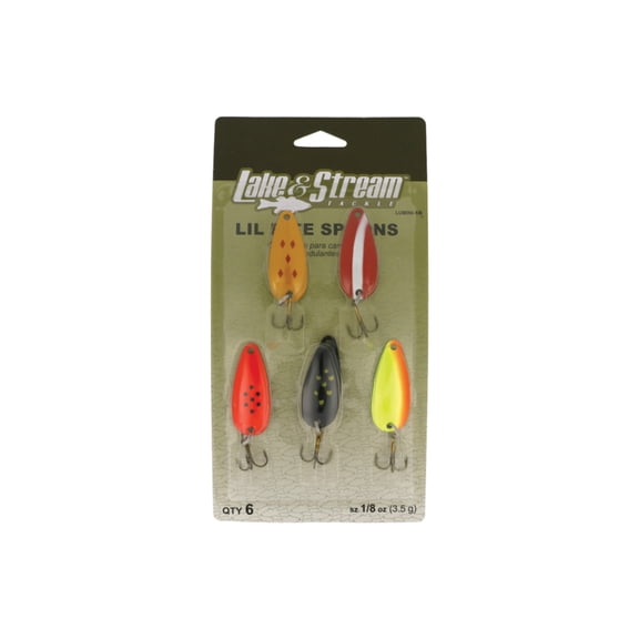 Eagle Claw Lil Bite Spoon Assortment - Assorted Colors - 1/8 oz - 5 Pack