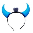 thumbnail image 1 of Bearachild Banda para el cabello portátil lindo alimentado por reutilizable iluminación colorida al aire libre fiesta en casa Festival maquillaje Kits de decoración para fiestas Azul Bearachild HA071589-02, 1 of 6