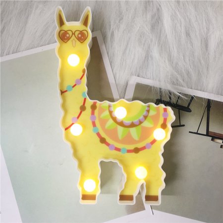 

Toyella Alpaca night light Yellow